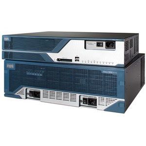 Cisco CISCO3845-SRST/K9 3845 Integrated Services Router Voice Bundle with PVDM2-64, FL-SRST-240, SP Services, 64F/256D