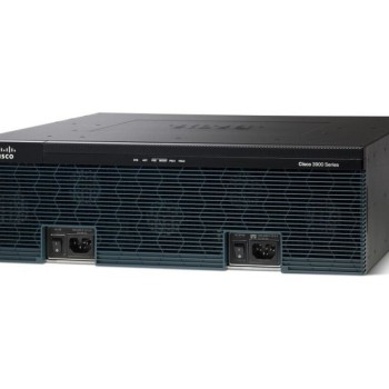 3925 Integrated Services Router with 3 GbE 4 EHWIC 4 DSP 2 SM 256MB Compact Flash 1GB DRAM IPB