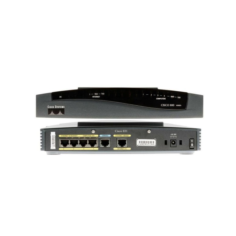 Cisco CISCO831-K9-64 831 Ethernet Broadband Router with 64MB DRAM