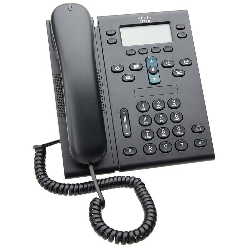 Cisco CP-6945-CL-K9 Unified IP Phone 6945, Charcoal, Slimline Handset, VoIP