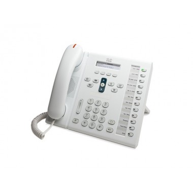 6961 12-Line Phone in White with Standard Handset