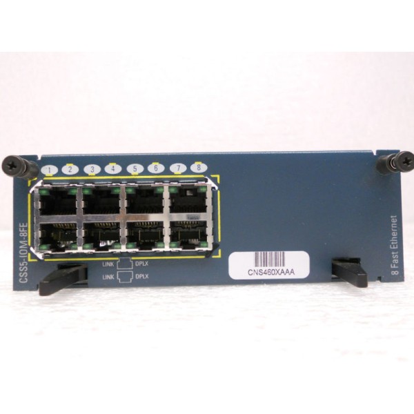 Cisco CSS5-IOM-8FE CSS11500 Fast Ethernet IO Switch Module: 8