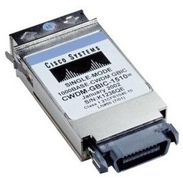 Cisco 1000BASE-CWDM 1510-NM GBIC Single Mode Only Cisco 1000BASE-CWDM 1510-NM GBIC Single Mode Only