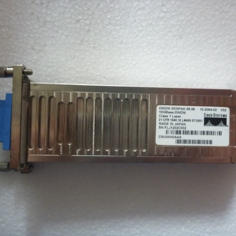Cisco DWDM-XENPAK-58.98 100GHz 10GBase DWDM XENPAK ITU Grid 1558.98nm