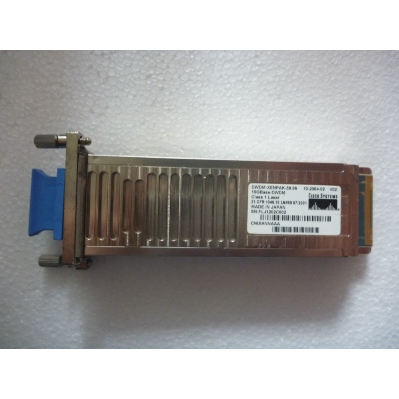 Cisco DWDM-XENPAK-58.98 100GHz 10GBase DWDM XENPAK ITU Grid 1558.98nm