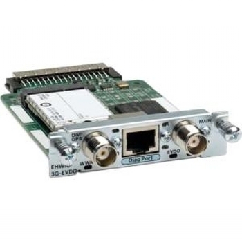 Cisco EHWIC-3G-EVDO-S 3G WWAN EHWIC Radio Modem Sprint EVDO Revision A/0 1xrtt Svc 800/1900MHz with Sms/gps