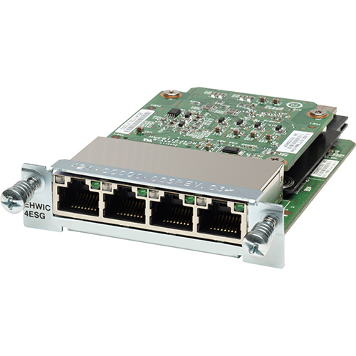 Cisco EHWIC-4ESG 4-Port 10/100/1000 Ethernet Switch Enhanced High-Speed WAN Interface Card