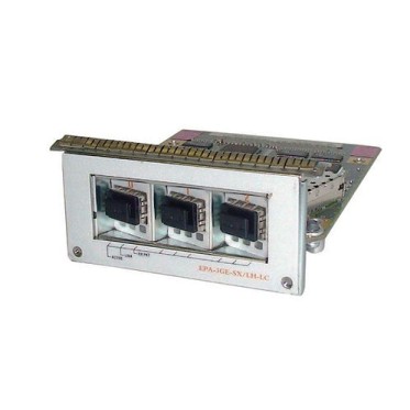 Cisco EPA-3GE-SX/LH-LC 3-Port Gigabit Ethernet Adapter for 12000 Series with LC Fiber Connectivity