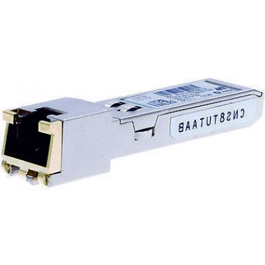 1000BASE-T SFP Transceiver Module, 100m, Copper, RJ45