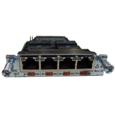 4-Port ISDN BRI S/T High-Speed WAN Interface Card