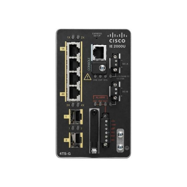 Cisco IE-2000-4TS-G-B Industrial Ethernet 2000 4-Port Fast-Ethernet and 2-Port Gigabit Ethernet SFP LAN Base