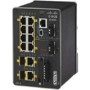 Industrial Ethernet 2000 8-Port FE Plus 2-Port Combo Uplink Base Sw