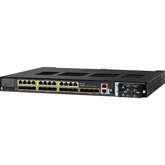 Cisco IE-4010-16S12P IT4010 with 12GE SFP, 12GE Copper PoE+ 4GE SFP Uplink Ports - Managed Switch
