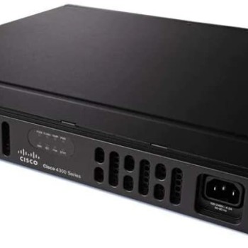 ISR 4331 (3GE, 2NIM, 1SM, 4G FLASH, 4G DRAM, IPB) with DC Power Supply