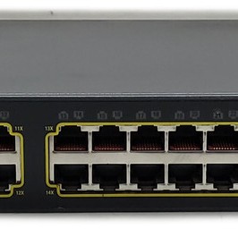 24-Port Ethernet 10/100 Switch with Two SFP Uplinks and AC Power
