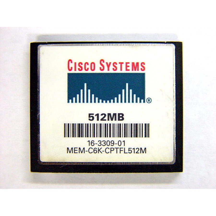 Genuine Cisco 512MB CF Compact Flash Memory Card 