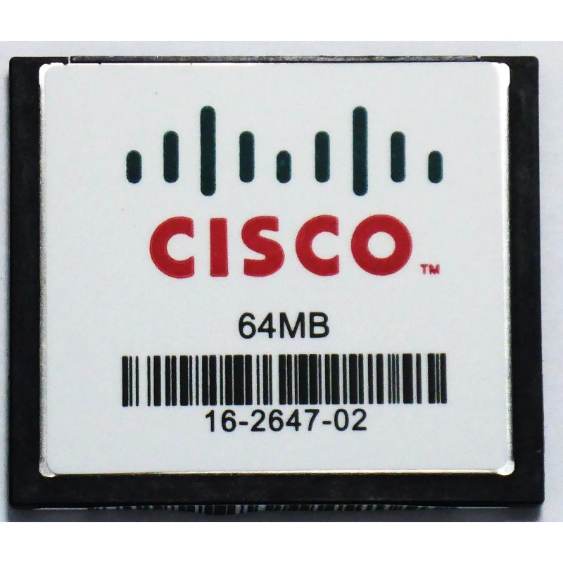 Cisco MEM1800-64CF 64MB Compact Flash Card for Cisco 1800 Series CompactFlash (CF)