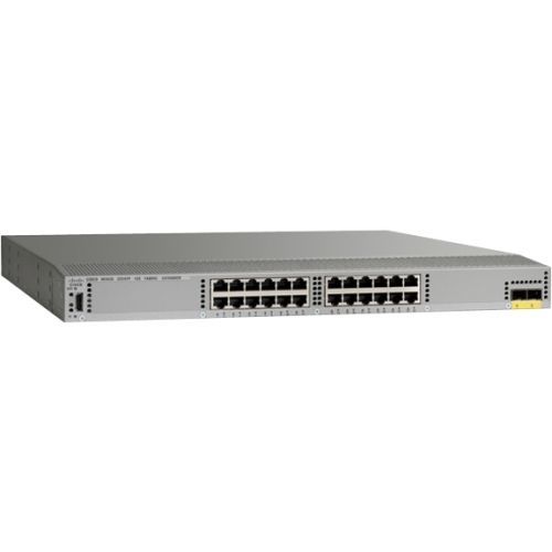 Cisco N2K-C2224TP-1GE Nexus 2000 Series N2K GE 2PS 1 Fan Mod-24X100/1000-T+2X10GE SFP+ Fabric Extender