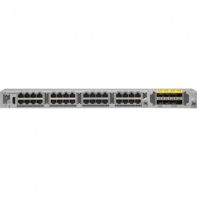 Cisco Nexus 2000 Series 10GBase-T Fabric Extender, 2PS, 1 Fan Module, 32x1/10GBase-T + 8x10GE Module