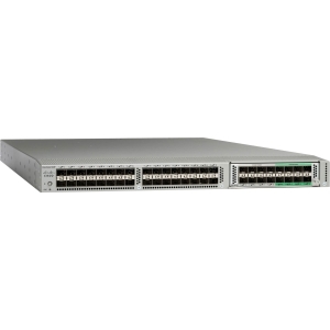 Cisco N5K-C5548P-FA Nexus 5548 Switch Chassis includes 32 Fixed ports, Front-to-Back Airflow, 2 x 750W AC Power Supplies, Fan Trays, 1 x Expansion Slot