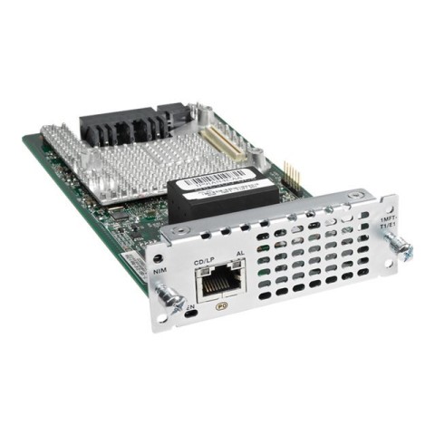 Cisco NIM-1MFT-T1/E1 1-Port Multiflex Trunk Voice/Clear Channel Data T1/E1 Module