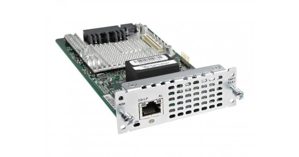 Cisco NIM-1MFT-T1/E1 1-Port Multiflex Trunk Voice/Clear Channel Data T1 ...