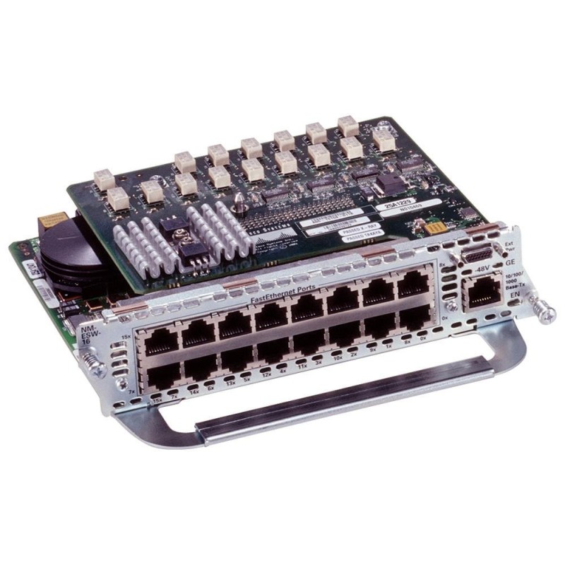 Cisco NM-16ESW-PWR-1GIG EtherSwitch Module for the Integrated Services Routers Interface