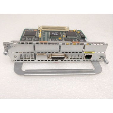 1-Port Fast Ethernet 100Base-TX, 1-Port Channelized T1 / ISDN PRI Module