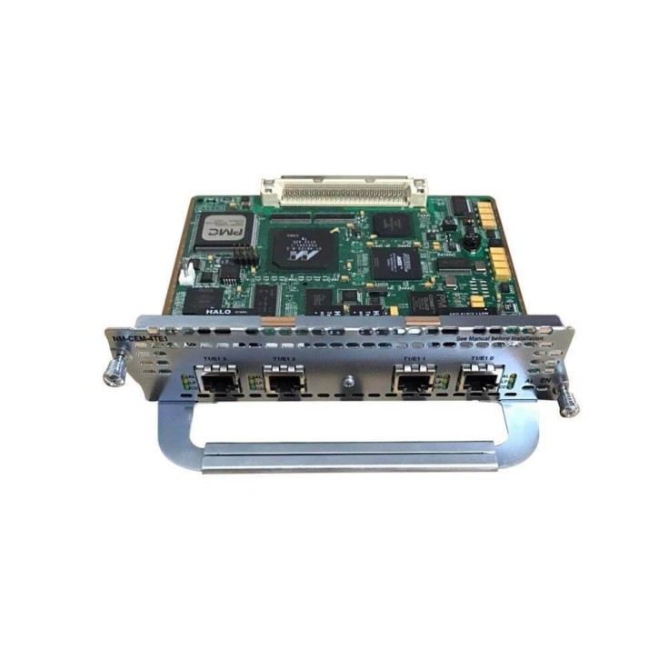 Cisco NM-CEM-4TE1 4-Port T1/E1 Circuit Emulation Over IP Network Module Cisco NM-CEM-4TE1 4-Port T1/E1 Circuit Emulation Over IP Network Module