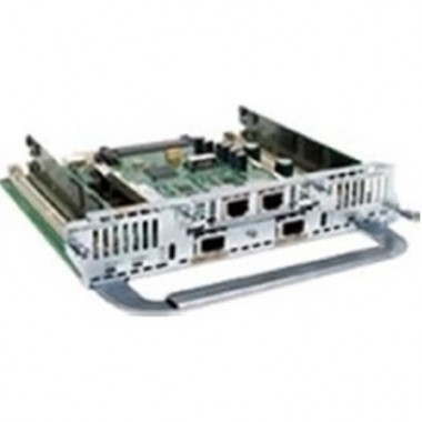 2-Port T1/E1 IP Communications high-Density Voice and Fax NM Network Module