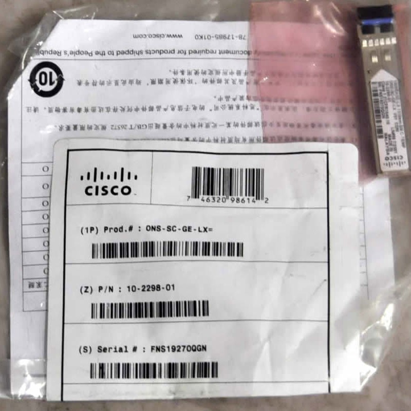 Cisco ONS-SC-GE-LX 1-Port 1000Base-LX SFP Module