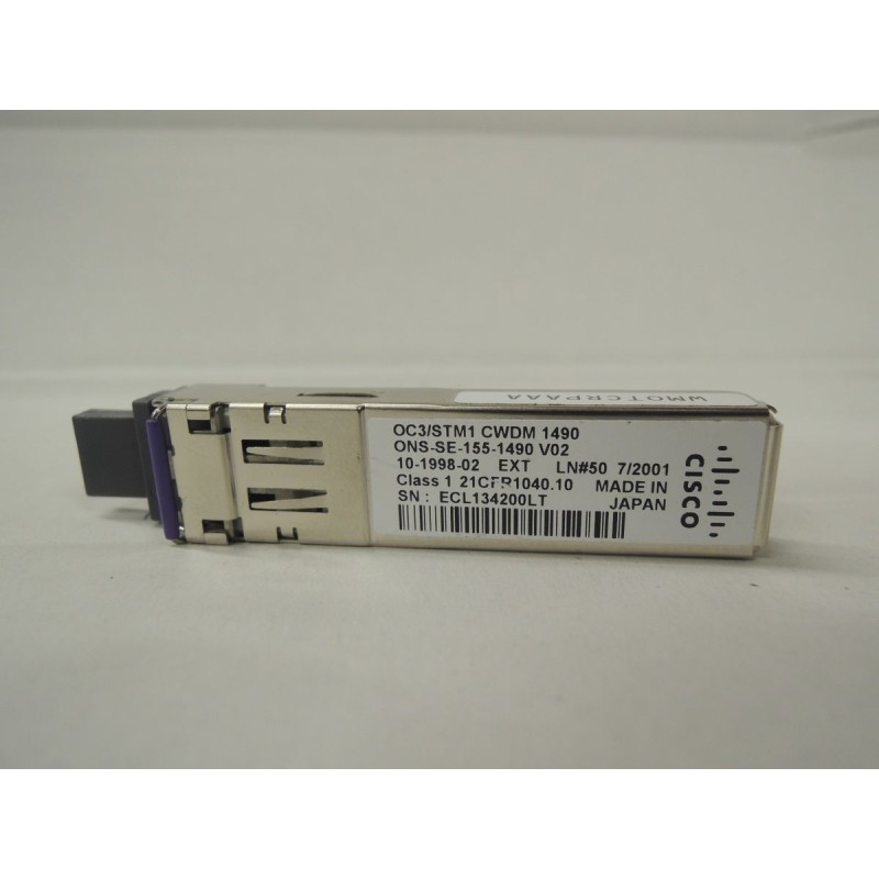 Cisco ONS-SE-155-1490 155Mbps CWDM SFP Module