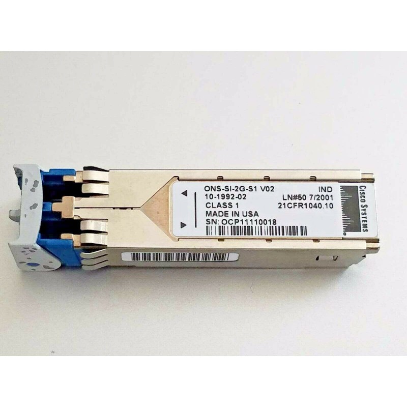 Cisco ONS-SI-2G-S1 SFP - OC48/STM16, SR, 1310 nm, ITEMP, LC (mini-GBIC)