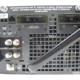 Cisco PWR-C45-1400DC-P 1400 W DC-Input Power Supply with Integrated PEM Module