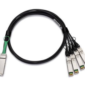QSFP to 4x SFP10G Passive Copper Breakout Splitter Cable 1-Meter QSFP to 4x SFP10G Passive Copper Breakout Splitter Cable 1-Meter
