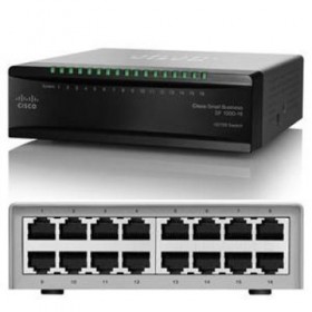 16-Port Desktop Switch - 16-Ports 10/100Mbps, 3.2 Gbps Switch Capacity, QoS 802.1p