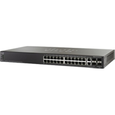 Cisco SF500-24-K9-NA SF500-24 24-Port 10/100 Stackable Managed Switch Ethernet