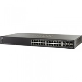 SF500-24P 24-Port 10/100 PoE Stackable Managed Switch Ethernet
