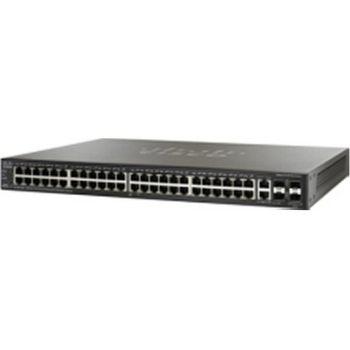 Cisco SF500-48P-K9-NA SF500-48P 48-Port 10/100 PoE Stackable Managed Switch Ethernet