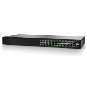 Cisco SG100-24 Unmanaged Rack-Mount Switch Ethernet