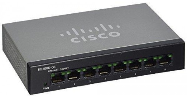 Cisco Sg100d-08 V2 8-port Small Business Gigabit Network Switch for sale online 