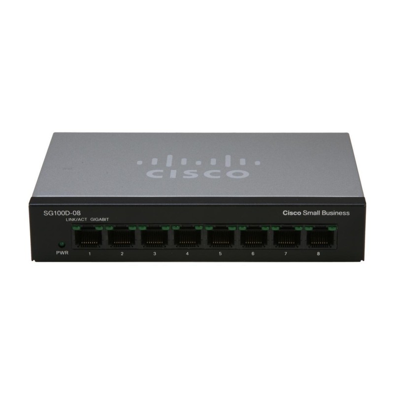 Cisco SG100D-08P-NA SG100D-08P 8-Port Gigabit PoE Switch Ethernet