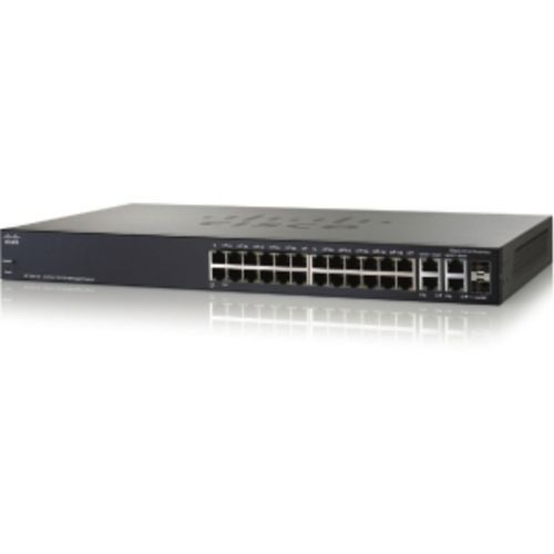 Cisco SG300-28MP-K9-NA SG300-28MP 28PORT Gigabit Max-PoE Managed Switch Layer 3