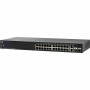 SG350-28P 28-Port Gigabit PoE Managed Switch - 26 Ports - Manageable - 3 Layer Supported - Modular - Optical Fiber, Twisted Pair - 1U High - Desktop, Rack-mountable - Lifetime Limited Warranty - TAA Compliance