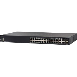 Cisco SG350X-24MP-K9 24-Port PoE Gigabit Managed Small Business Switch with Layer 3 and 4X PoE+ Power Cisco SG350X-24MP-K9 24-Port PoE Gigabit Managed Small Business Switch with Layer 3 and 4X PoE+ Power
