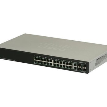 28-Port Stackable Non-PoE Switch with 4 x SFP Mini-GBIC