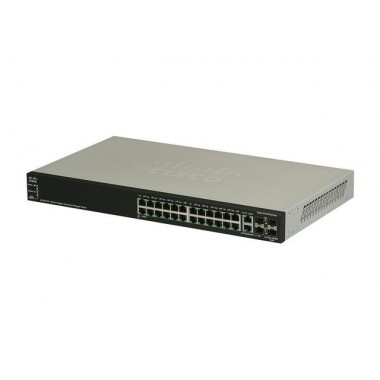 28-Port Stackable Non-PoE Switch with 4 x SFP Mini-GBIC