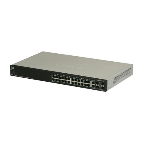 Cisco SG500-28-K9 28-Port Stackable Non-PoE Switch with 4 x SFP Mini-GBIC