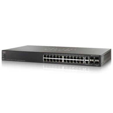 Cisco SG500X-24-K9 24-Port Gigabit with 4-Port SFP 10-Gigabit Stackable Managed Switch
