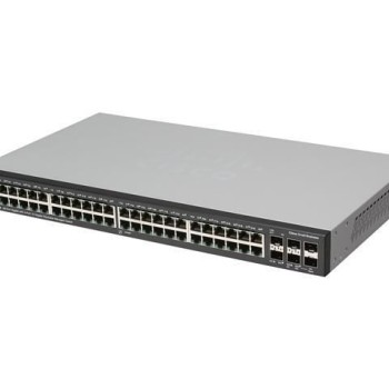 SG500X-48 48-Port Gigabit with 4-Port 10-Gigabit Stackable Managed Switch Layer 3